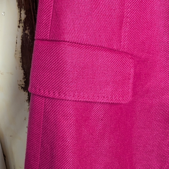MaxMara Studio Italian Linen Blazer – Fuchsia Tailored Jacket – XXS/XS - Picture 8 of 13